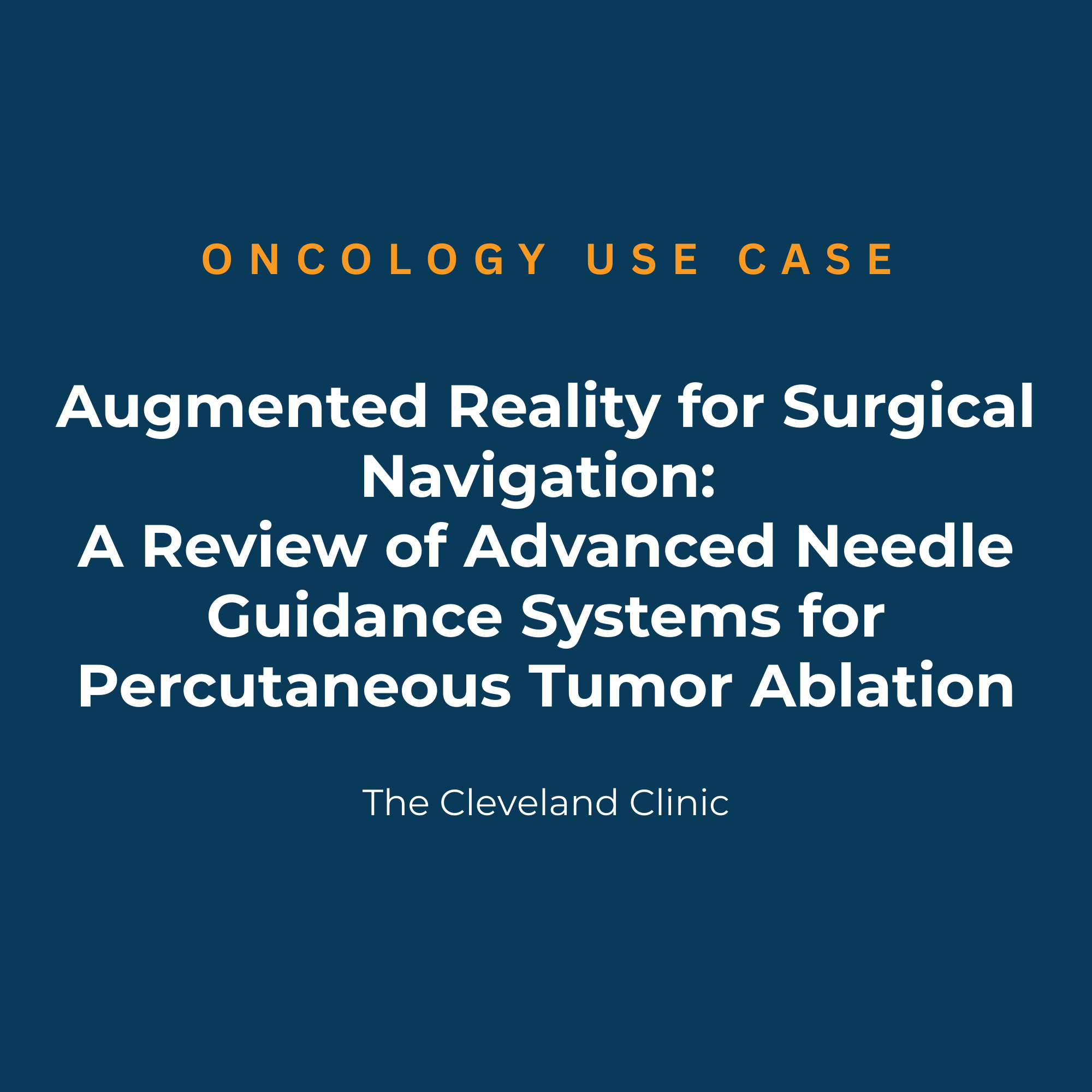 MediView Oncology Use Case